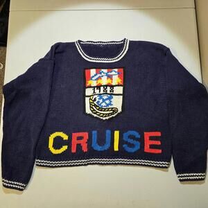 1988 Cruise Small Women's Sweater - Navy